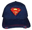 DC Comics Superman Logo Distressed Fitted Baseball Hat