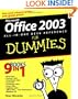Office 2003 All-in-One Desk Reference For Dummies