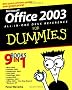 Office 2003 All-in-one Desk Reference for Dummies