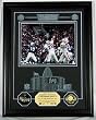 Johnny Unitas HOF Archival Etched Glass Photomint - Plaque