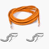 Belkin - Patch cable - RJ-45 (M) - RJ-45 (M) - 24 ft - UTP - ( CAT 5 ) - orange