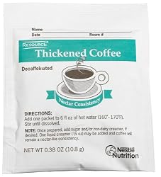 Resource? Thickened Coffee, Nectar Consistency, 0.38-Ounce Packets (Pack of 75)
