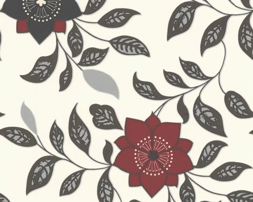 A.S. Creation - Pretty Style 113924 Flockoptik-Tapete 10,05 x 0,53 m