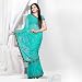 Designer Georgette saree with Sequence embroider lace on border