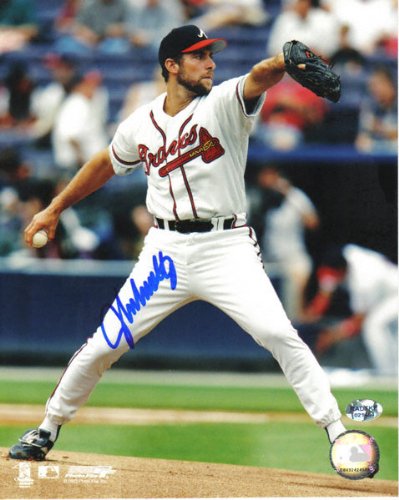 John Smoltz Atlanta Braves -White Jersey- 8x10 Autographed Photograph