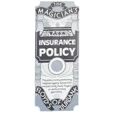 MAGICIAN'S INSURANCE POLICY