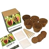 from GiftsForThePresent Grow Your Own Carnivorous Plants Garden Kit (GAR18) - Grow It Carnivorous Plants Garden Gift Box