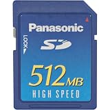 PANASONIC 512MB SD Memory Card RPSD512BU1A
