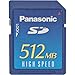 PANASONIC 512MB SD Memory Card RPSD512BU1A