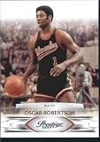 2009 /10 Panini Prestige Basketball Card # 141 Oscar Robertson Milwaukee Bucks Mint Condition- Shipped In Protective Screwdown Display Case!