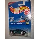 #597 Buick Wildcat Green Chrome Engine 3-Spoke Wheels Collectible Collector Car... by Hot Wheels