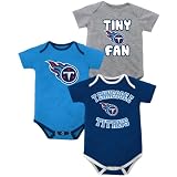 Newborn Tennessee Titans 3 Piece Creeper Set (0/3M - 6/9m) 3-6 Months