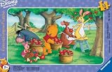 Ravensburger - 06315 - Puzzle Cadre - 15 pièces - Winnie l'Ourson Cueillette des Pommes (Import Allemagne)