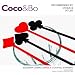 20 x Coco&Bo - Solamar Black & Red Casino Cocktail Stirrers - Cocktail Accessories - Hollywood Vegas Casino Night / Alice in Wonderland Queen of Hearts Mad Hatter Tea Party