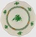 Herend Green Chinese Bouquet Salad Plate 517AV