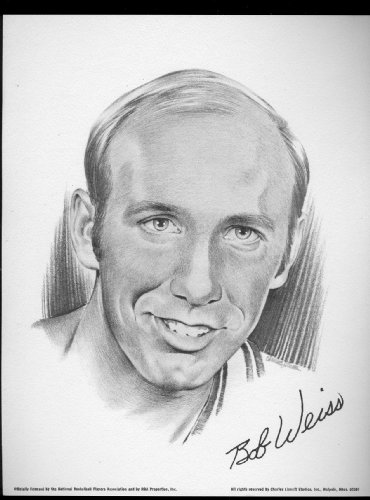 1974 Bob Weiss Chicago Bulls Lithograph