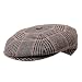 Borsalino 8/4 Style Cashmere/Wool Glen Plaid Cap
