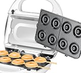 Unold 48321 Multi-Snack Donuts oder Waffeln am Stiel / 2 Sets Wechselplatten / Antihaftbeschichtung / &Uuml;berhitzungsschutz