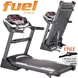 Fuel Fitness F83 Folding Motorised Treadmill With MP3/Ipod Compatible Music Player, 3.0Chp Motor - Lifetime frame & motor/5 years parts & 3 years labour Warranty