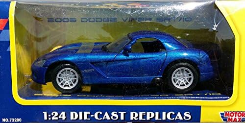 Motor Max 2003 DODGE VIPER SRT/10 Sports Car in 1:24 Scale Diecast Metal