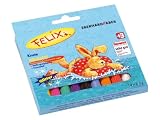 Eigenschaften Eberhard Faber 928790 / Eberhard Faber 928790 - Aquasoft Knete 10 Stangen, Glitterfarben, Motiv Felix, der Hase
