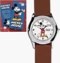 MICKEY MOUSE MOVING HANDS WRIST WATCH Silver tone ,Disney