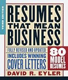 cover of Resumes That Mean Business: Third Edition (Resumes That Mean Business)