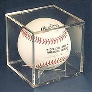 UV Protected Square Ball Holder Display Case Baseball