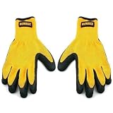 DeWALT Rubber Coated Textured Gripper Gloves Sz Medium