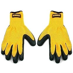 DeWALT Rubber Coated Textured Gripper Gloves Sz Medium