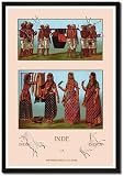 Framed Art Poster 20x30, A Variety of Indian Ceremonial Garb #2