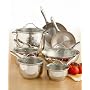 Tools of the Trade Cookright Stainless Steel 12-Piece Cookware Set