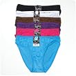Women's 12-pack Bikini Panties with Daisy Floral Lace Front