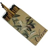Olives French Design Matches - 3 Boxes