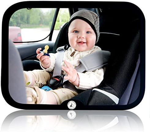 Baby Car Mirror - Attach to Back Seat Headrest to Safely View Infant in Rear Facing Seats