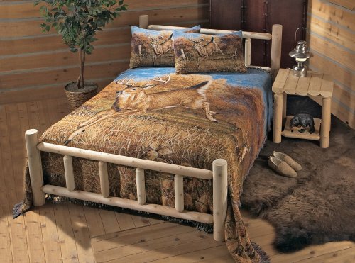 Kitchen: Cedar Log Side Table