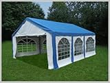 Pavillon Pavillion Festzelt Partyzelt PE PROFI 3x6 6x3 3x6m 6x3m MIT Fenster blau