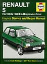 Renault 5 1985-96 Service and Repair Manual (Haynes Service and Repair Manuals)