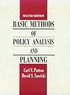 Basic Methods of Policy Analysis and Planning (2nd Edition)