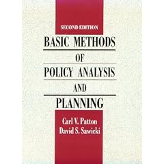 Basic Methods of Policy Analysis and Planning