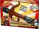 Dreamworks Kung Fu Panda Weapon Accessory - Commander Crossbow with 3 Soft Foam Darts and Target Board on the Back of the Box