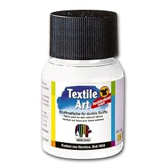 Nerchau 144102 - Textile Art Stoffmalfarbe f�r dunkle Stoffe 59 ml, Wei�