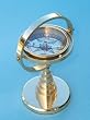 Brass Gimbaled Desk Stand Compass
