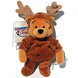  : Christmas Reindeer Winnie the Pooh Mini Bean Bag Plush