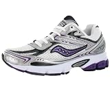Saucony Women's Grid Ignition 2 Running Shoes White/Black/Purple