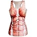 JETTINGBUY Women T-shirt Gothic Punk Tank top Vest 3D Print Camisole