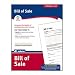 Adams Bill of Sale Form, 8.5 x 11 Inch, White (LF135)