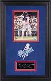 Manny Ramirez Los Angeles Dodgers Deluxe Framed Unsigned 8x10 Photograph with Plate