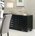 Furniture online: Coaster Stanton Contemporary Buffet Server in Black Finish