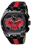 PUMA DASH CHRONOGRAPH CHRONO MEN'S WATCH BLACK AND RED PU101431004